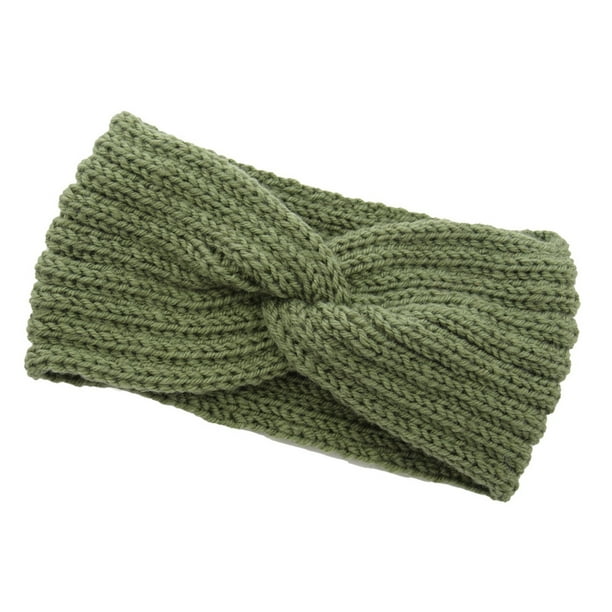 Diadema de ganchillo Minnieouse para El cabello Pasto verde elástica suave