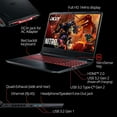 thumbnail image 2 of Acer Nitro 5 15.6" FHD IPS 144Hz Display Gaming Laptop | Intel Core i5-10300H | NVIDIA GeForce RTX 3050 | 32GB RAM | 256GBSSD+1THBDD | RGB Backlit Keyboard | Windows 10 Home, 2 of 5