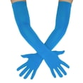 thumbnail image 5 of Stretchy Milk Silk Gloves for Halloween Cosplay Men Women Long Sleeve Party, 5 of 7