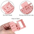 thumbnail image 1 of Langgg 6pcs Plastic Small Claw Clips For Thin Hair Available In Multiple Colors Easy To Lightweight pink blue 1Set, 1 of 6