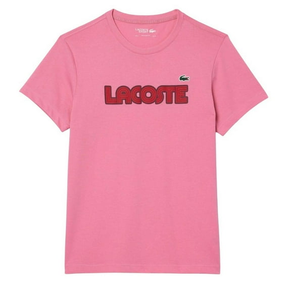 Lacoste Mens Logo Cotton Ultra Dry Sports T-Shirt