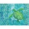 thumbnail image 3 of Brent, Paul 24x19 Black Modern Framed Museum Art Print Titled - Turtle Batik, 3 of 5