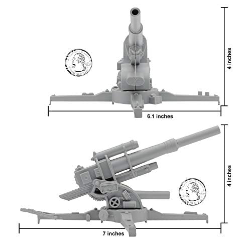 BMC Classic BMC Toys WW2 Artillería alemana 88 mm Accesorios 2 piezas