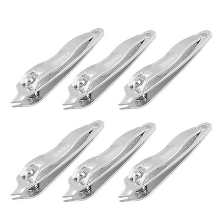 Unique Bargains Beauty Tool Slanted Tip Silver Tone Metal Nail Clipper Cutter 6 (Best Nail Cutter Brand)