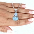 thumbnail image 5 of Natural Rainbow Moonstone Pendant 925 Sterling Silver Handmade Jewelry, 5 of 8