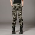 thumbnail image 2 of Pantalones Cargo al aire libre mujeres hombres caza moda camuflaje pantalones tácticos rectos pantalones deportivos de algodón Unisex, 2 of 5