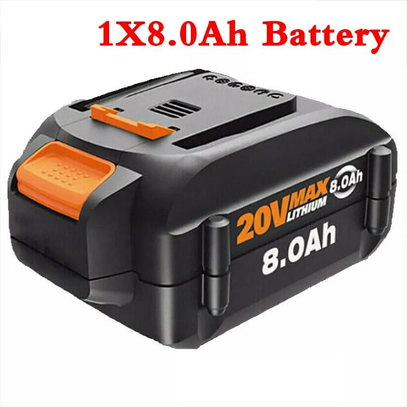 8.0Ah 20V Max Lithium Battery For Worx WA3520 WA3525 WA3512 WG163 WG151s WA3578 WG151s WG155s WG251s WG255s WG540s WG545s WG890 WG891
