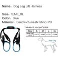 thumbnail image 3 of M- Dog Lift Rear Leg Harness Pet Support Rear Harness Sling Aid Weak Legs Stand Up Support Harness for Arthritis Balance Rehabilitation Dogs, 3 of 5