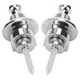 thumbnail image 3 of Guitar Strap Locks, Bass Straplock Button Guitar Belt Locking Musical Instruments Accessories Anti Slip Iron Plating  For Electric Guitars For Electric Basses Silver, 3 of 8