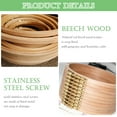 thumbnail image 3 of Aros para bordar Craft Hoop ZOCONE de madera de haya, 4 pulgadas, 6 unidades, 3 of 7