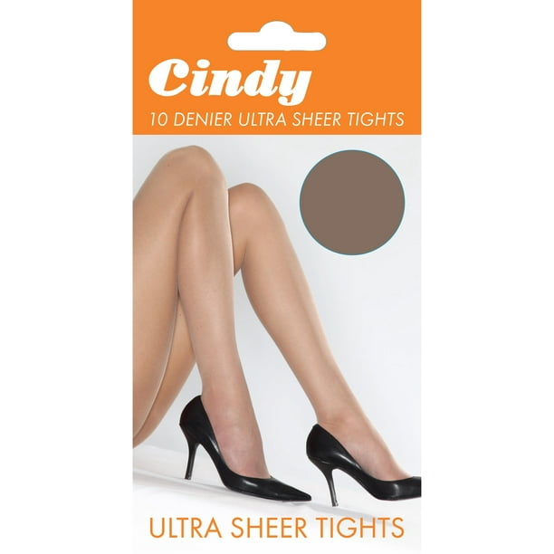 Cindy Womens 10 Denier Ultra Sheer Tights (1 Pair) 