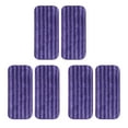 thumbnail image 1 of Naiovety Reemplazo de paños de limpieza dobles secos y húmedos de 6 piezas con accesorios fáciles de reemplazar sin depilación Suministros de limpieza para el hogar púrpura, 1 of 6