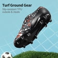 thumbnail image 3 of Tacos de Fútbol DREAM PAIRS HZ19003K Negro Rojo Juvenil 2, 3 of 5