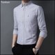 thumbnail image 3 of Camisa de algodón a rayas para hombre nueva de Taoboo, camisa de manga larga de alta calidad para primavera y otoño, ropa informal de negocios ajustada para hombre, 3 of 4