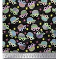 thumbnail image 1 of Soimoi Modal Satin Fabric Floral & Car Cartoon Decor Fabric Printed Yard 42 Inch Wide, 1 of 3