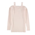 thumbnail image 1 of bar III Womens Cold-Shoulder Pullover Sweater, Pink, X-Large, 1 of 2