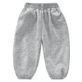 thumbnail image 6 of Gibobby Baby Boys Girls Jogger Pants Drawstring Elastic Waist Sweatpants Casual Jogger Pants(Grey,11-12 Years), 6 of 7
