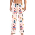 thumbnail image 7 of FORMRS Mens Pajama Pants with Pockets Sleepwear Lounge Bottoms Sizes S-2XL, Blue Christmas Santa, 7 of 7