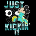 thumbnail image 2 of Boy's Mickey & Friends Mickey Mouse Soccer Just Kickin' It  Graphic Tee Black Small, 2 of 5