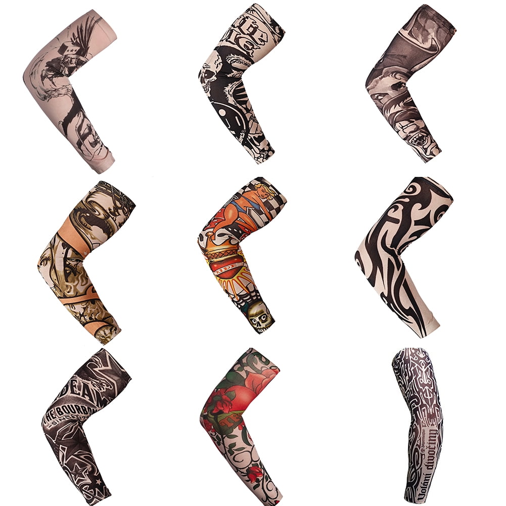 Details about   Sporting Arm Sleeves Stretch UV Protection Unisex Breathable Polyester 