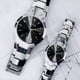thumbnail image 2 of Reloj para mujer Reloj para hombre Reloj de acero de tungsteno Reloj de cuarzo con calendario para hombre Reloj para mujer para parejas Reloj para estudiantes, 2 of 6