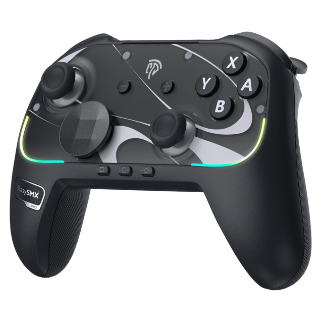 Manette Switch 2 avec Réveil à 1 Touche et Clavardage Vocal - EasySMX S10 Manette Sans Fil pour Switch 2/1/Lite/OLED, PC, Steam Deck, iOS, Android, Tesla