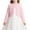 Pink, variant on Girls Cardigan Cropped Shrug One Button Hollow Out Knit Dressy Wedding Sweater for Kids White Size 7