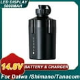 thumbnail image 1 of Batería de 5000MAH para Daiwa Shimano PLAYS3000 Tanacom1000, MD3000 BM2900 Carrete Eléctrico de Pesca Seaborg, 1 of 6