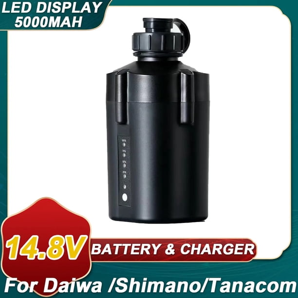 Batería de 5000MAH para Daiwa Shimano PLAYS3000 Tanacom1000, MD3000 BM2900 Carrete Eléctrico de Pesca Seaborg