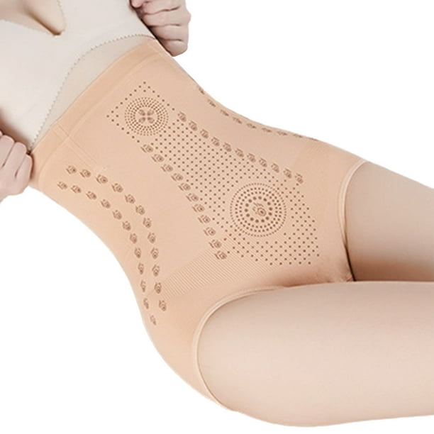 Unique Fiber Restoration Shaper,Women's Negative Ion High-Waisted Abdominal Underwear for Women