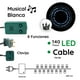thumbnail image 5 of Serie Navideña Decorativa Luz Led Blanca Musical Importadora La Merced  140 Focos 8 Funciones 6 m Paquete 6 Pz, 5 of 5