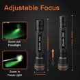 thumbnail image 4 of TRAHOO-KunHe Heavy Duty Flashlight, 3 D Battery, High Lumens, Zoomable Large Aluminum Flash Light for Home, Emergency, Power Outage, Camping, 4 of 4