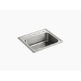 thumbnail image 1 of KOHLER K-3348-4-NA Toccata Single-Basin Self-Rimming Kitchen Sink, Stainless Steel, 1 of 2