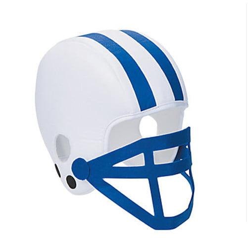 ADULT SIZE INFLATABLE AMERICAN FOOTBALL HELMET FANCY DRESS ACCESSORY 