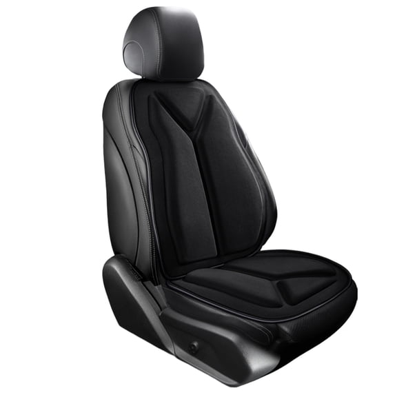 Breathable Car Seat & Backrest Cushion Set, 3D Mesh Support for Sedans SUVs Trucks, All-Season Cooling Pad (25.6×17.7×17.7in)