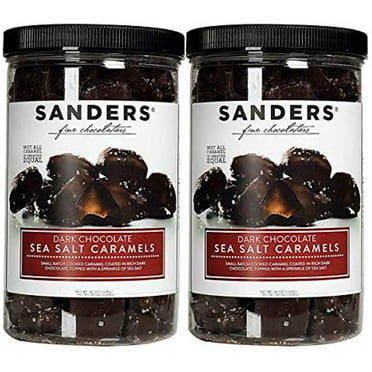 Sanders Dark Chocolate Sea Salt Caramels 36 oz.Each ,( 2-pack )