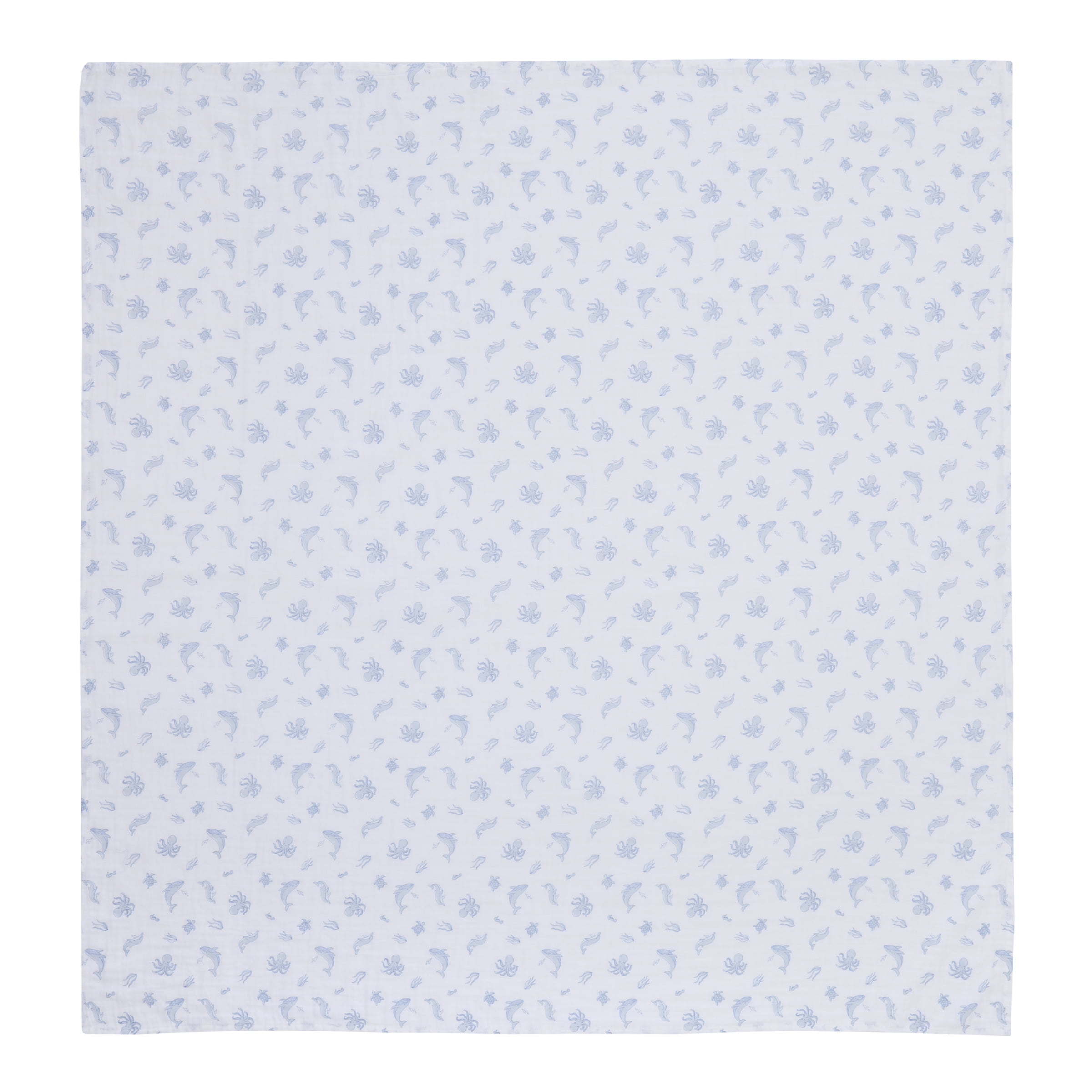 Parent's Choice Muslin Extra Large Swaddle 3-pack, Ocean, Blue, Infant Boy, Cotton