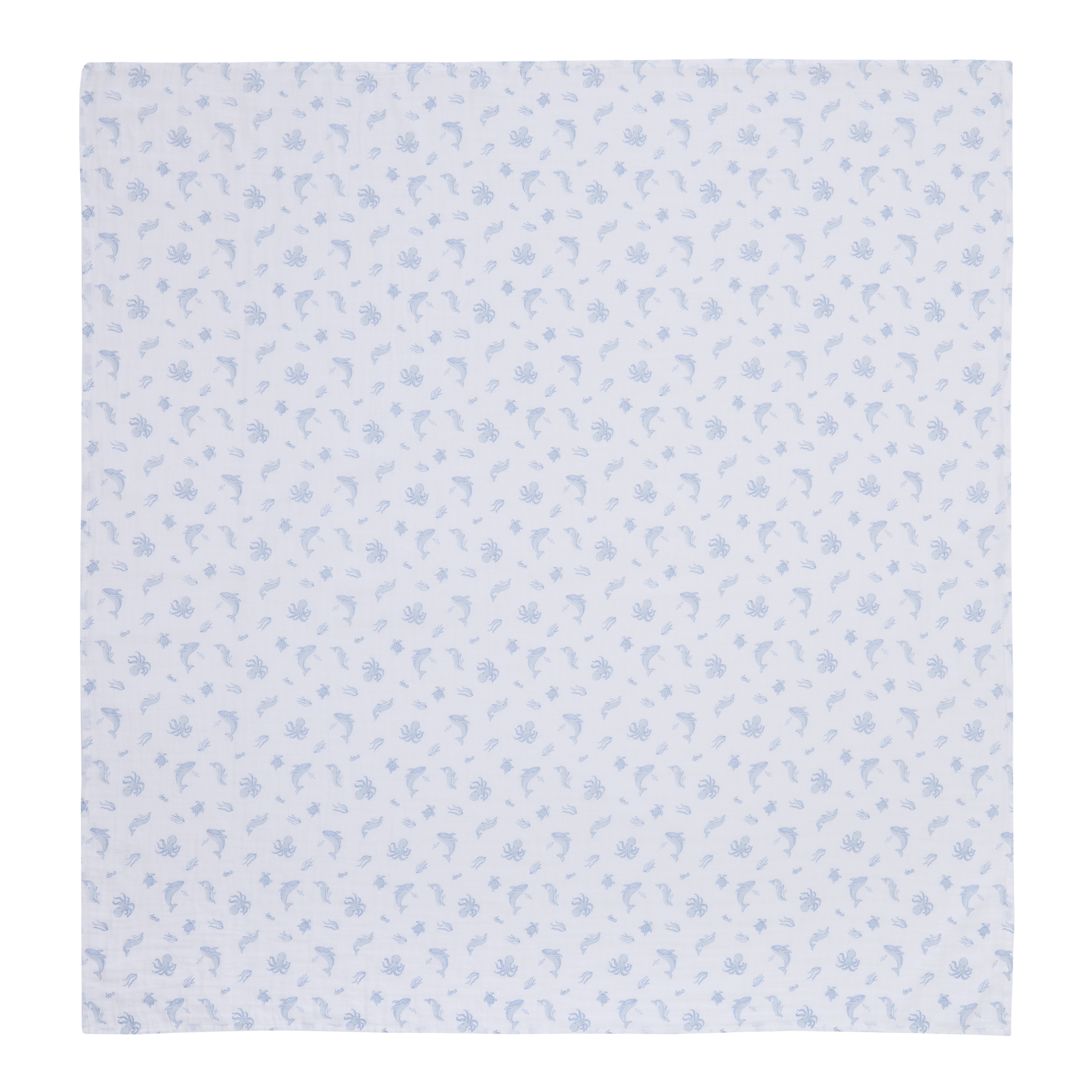 Parent's Choice Muslin Swaddle Blankets 3-Pack, 47x47 Ocean Blue photo 4