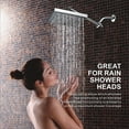 thumbnail image 2 of 11'' for Extra Long Solid Brass Chromed Shower for Head Extension Arm With Locking Adjustable G1/2, 2 of 10