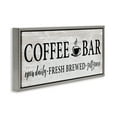 thumbnail image 3 of Stupell Industries Coffee Bar Cafe Rustic Sign Food & Beverage Painting Gray Floater Framed Canvas Art Print Wall Art, 31 x 14, 3 of 9