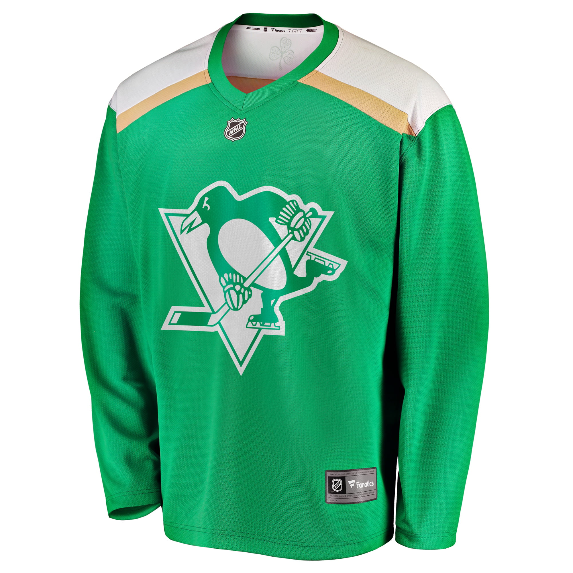pittsburgh penguins st patrick's day jersey