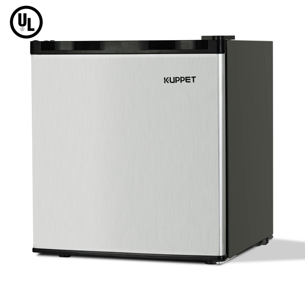 KUPPET Upright Freezer Compact Reversible Single Door Table Top Mini Freezers for Ice Cream