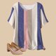thumbnail image 2 of Camisetas de Manga Corta para Mujeres, Camiseta de Cuello Redondo Impresa de Moda, Primavera Y Verano Casual, 2 of 9
