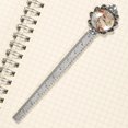 thumbnail image 3 of Marbled Book Marks: Vintage Silver Lace-Edged Bookmark - a Gift for Readers and Book Lovers, 3 of 5
