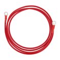 thumbnail image 1 of 1 Pc Cable Inversor de Batería 10 AWG Gauge 6FT 5/16" Lug Cable de Batería Universal para Automóvil Vehículo Barco RV Solar Cobre Estañado Rojo, 1 of 7