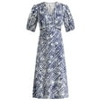 thumbnail image 3 of Sofia Jeans Women's and Women's Plus Satin Jacquard Dress, Mid Calf Length, Sizes XS-4X, 3 of 4