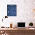 thumbnail image 6 of Soccer Blueprint Vintage Sports Design Oversized Stretched Canvas Wall Art by Daphne Polselli, 6 of 6