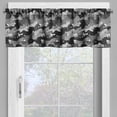 thumbnail image 2 of Ambesonne Horses Valance Pack of 2, Mustang Herd Animals, 54"X18", Charcoal Grey Grey Black, 2 of 5