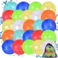 thumbnail image 1 of Globos de agua reutilizables RYTABEE con bolsa de malla, 24 unidades, para niños, 1 of 6