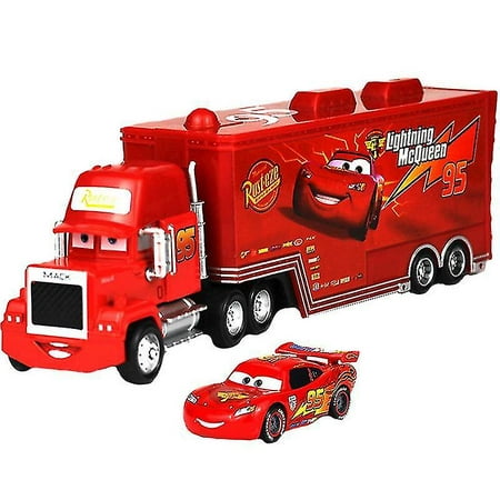 Car Story 86 Uncle Mcqueen Container Truck Mcqueen Roadmaster Racing ...